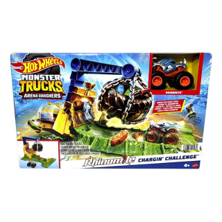 Pista Hot Wheels Arena Monster Trucks Chargin Challenge Azul | Mattel | Pistas e Lançadores