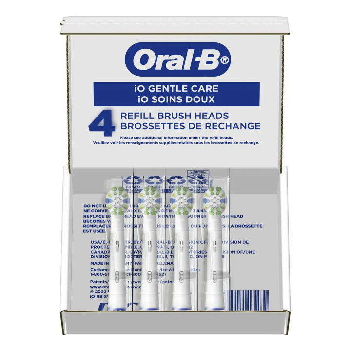 Cabeca Oral-b Io Series Branca - 4 Unidades | Cabeças de Escovas