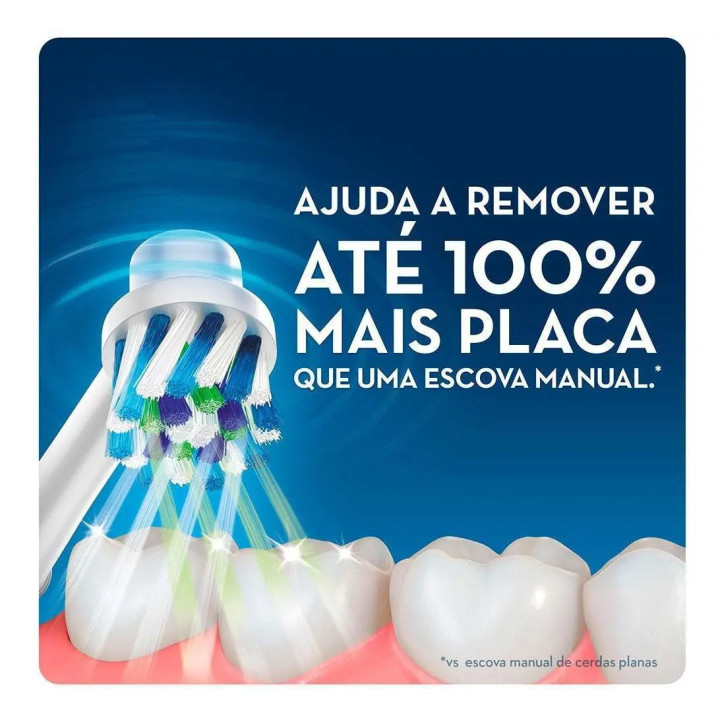 Refil Escova Elétrica Oral-b Cross Action Com 4 Unidades | Escovas de Dentes