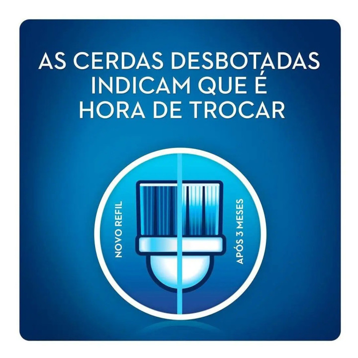 Refil Escova Elétrica Oral-b Cross Action Com 4 Unidades | Escovas de Dentes