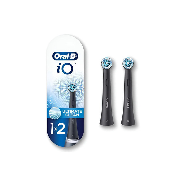 Kit Refil Escova Elétrica Ultimate Clean Io Black - 4 Unds Kit Com 4 Unidades | Oral-B | Escovas Elétricas