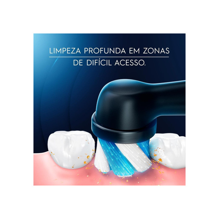 Kit Refil Escova Elétrica Ultimate Clean Io Black - 4 Unds Kit Com 4 Unidades | Oral-B | Escovas Elétricas