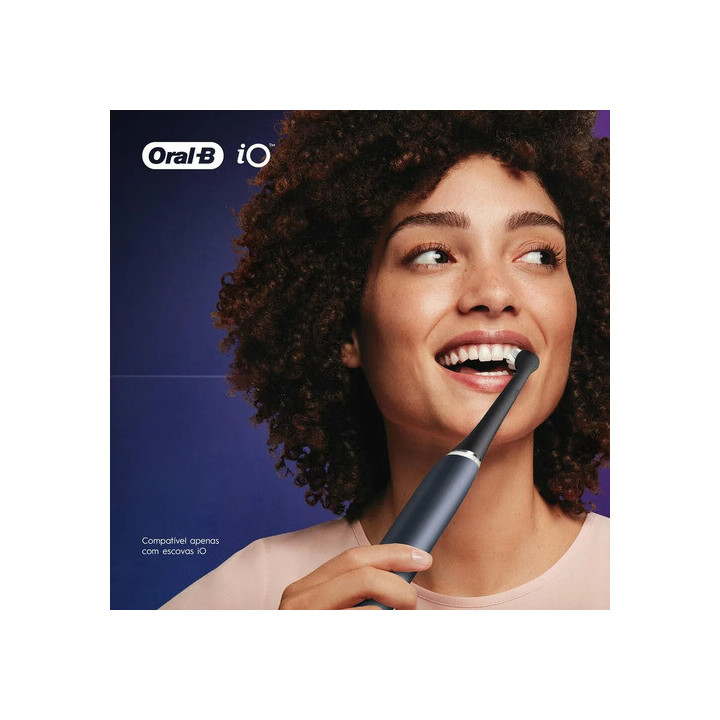 Kit Refil Escova Elétrica Ultimate Clean Io Black - 4 Unds Kit Com 4 Unidades | Oral-B | Escovas Elétricas