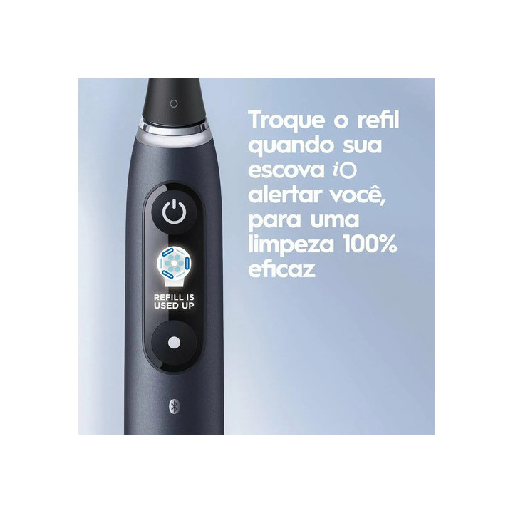 Kit Refil Escova Elétrica Ultimate Clean Io Black - 4 Unds Kit Com 4 Unidades | Oral-B | Escovas Elétricas