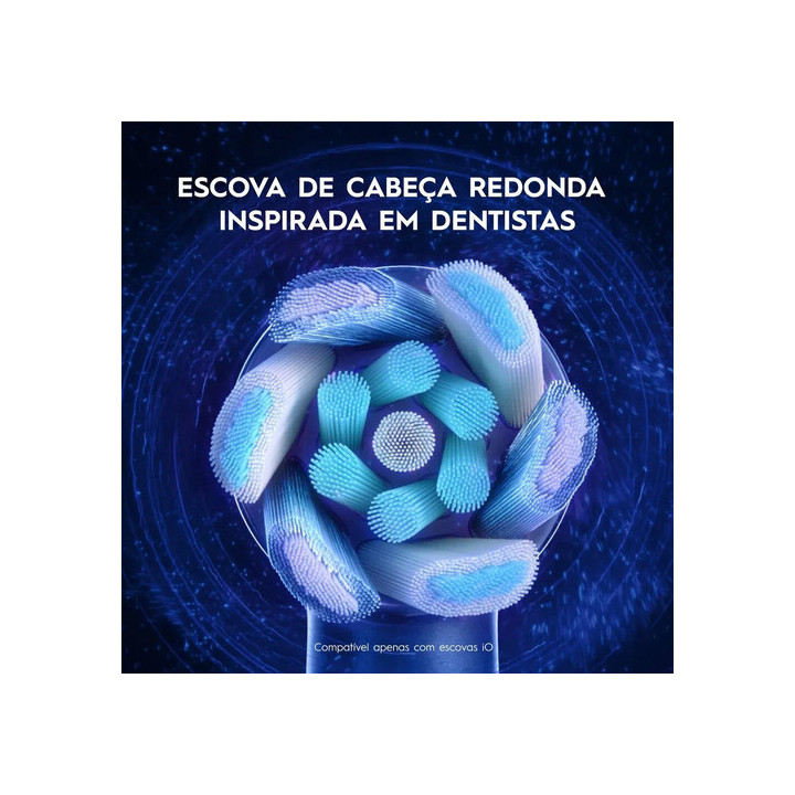 Kit Refil Escova Elétrica Ultimate Clean Io Black - 4 Unds Kit Com 4 Unidades | Oral-B | Escovas Elétricas