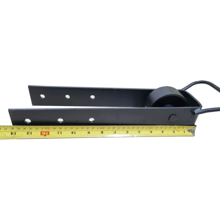 Kit 2 Pares Trinco Rolamento Correr Porteira Roda De Aço Preto | Oper | Trincos para Portas e Janelas