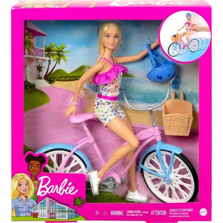 Barbie Passeio De Bicicleta, Articulada, 31cm E Acessórios | Bonecas, Bonecos e Bebês