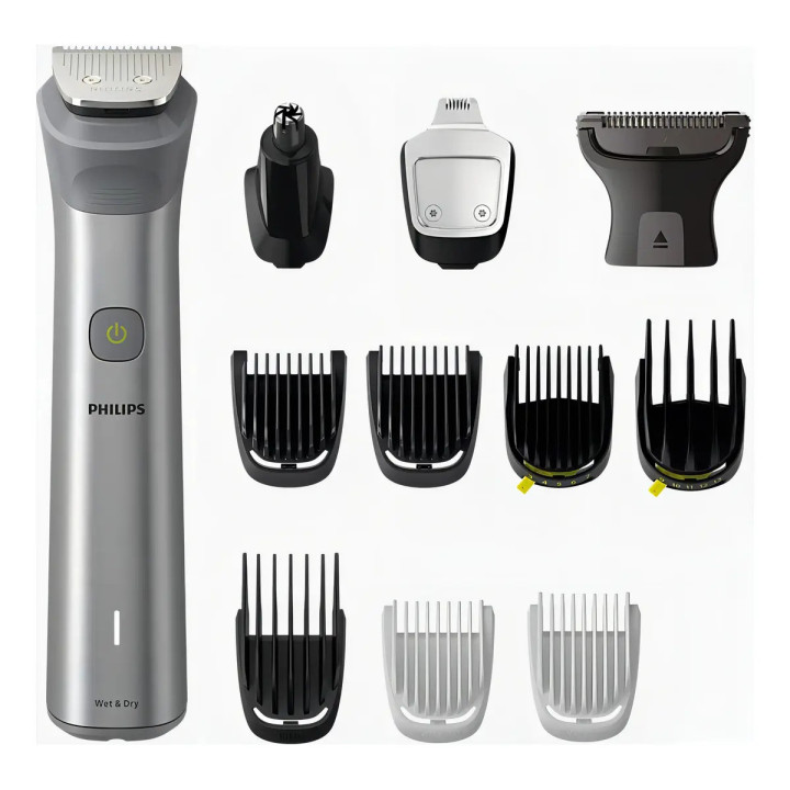 Philips Aparador De Pelos Multigroom 12em1 Mg5950/15 Cor Prateado 127/220v | Máquinas de Cortar Cabelo