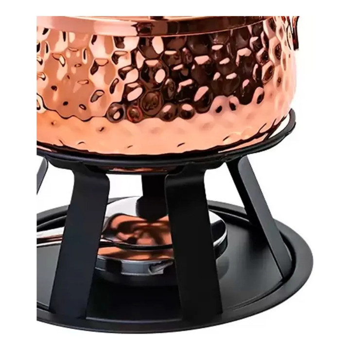 Panela De Fondue Inox Revestido Em Cobre 2l Brinox 1256/100 | Kits de Fondue