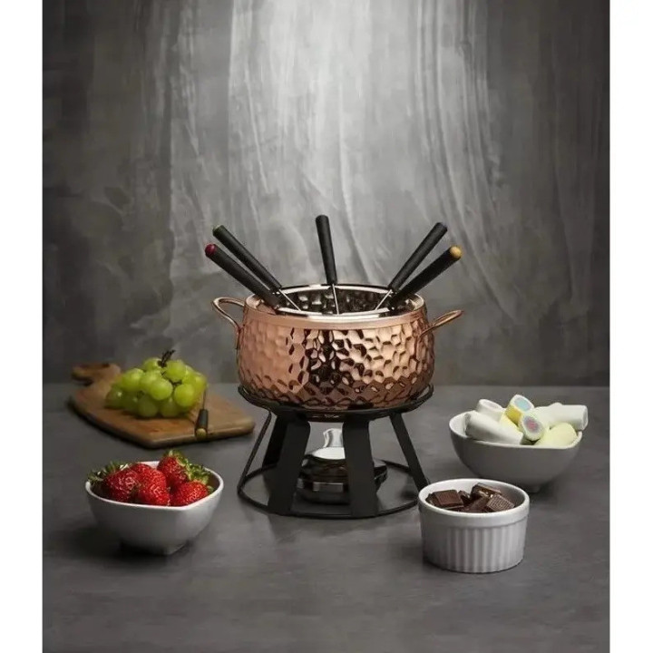 Panela De Fondue Inox Revestido Em Cobre 2l Brinox 1256/100 | Kits de Fondue