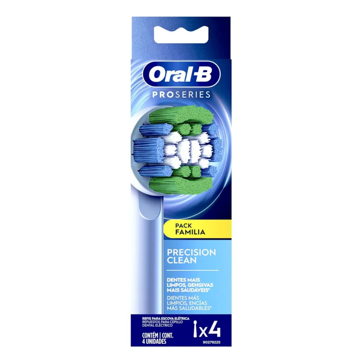 Refil Precision Clean Para Escova Eletrica Oral B - 12 Unid Sortido | Oral-B | Escovas de Dentes