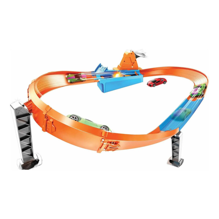 Kit 3 Pistas De Campeonato Hot Wheels Gbf83, Gtv13 E Gjm75 Sortido | Pistas e Lançadores