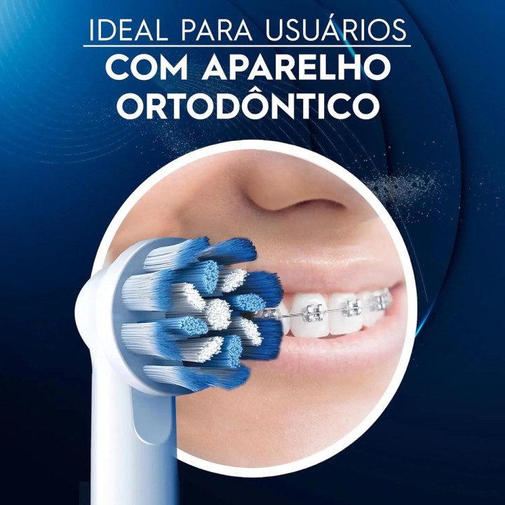 Refil Sensi Ultrafino Para Escova Eletrica Oral-b C/ 4 Un Azul | Escovas de Dentes