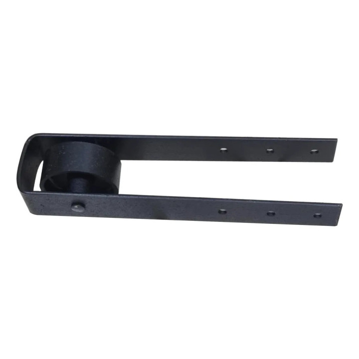 Kit Com 1 Par Trinco Rolamento Correr Porteira Roda De Aço Preto | Oper | Trincos para Portas e Janelas