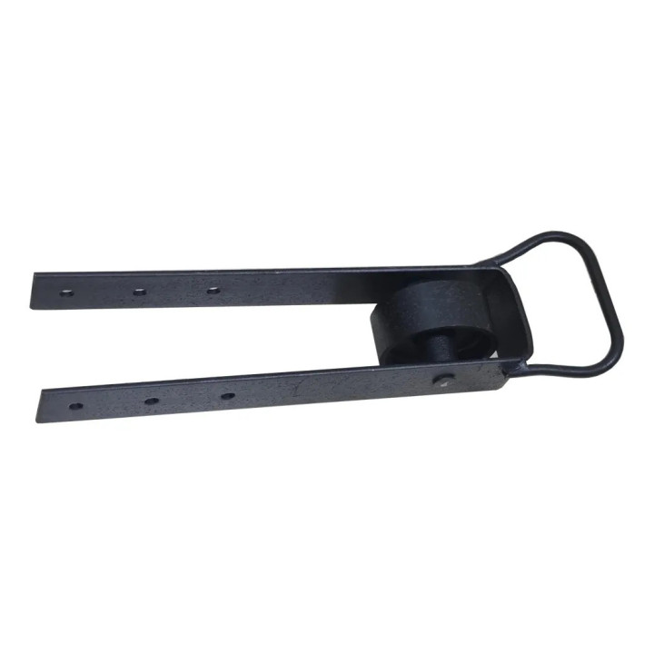 Kit Com 1 Par Trinco Rolamento Correr Porteira Roda De Aço Preto | Oper | Trincos para Portas e Janelas
