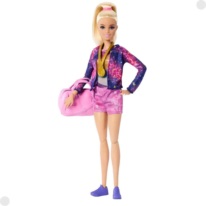 Boneca Barbie Profissões Ginasta Loira Hrg52 Mattel | Bonecas, Bonecos e Bebês